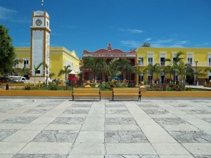 Cozumel town square